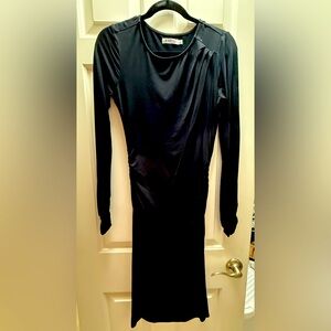 Elegant Black Long Sleeve Dress